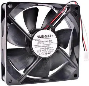 3610KL-04W-B69 9cm 9025 9225 12V 0.56A Double ball bearing air volume server chassis cooling fan