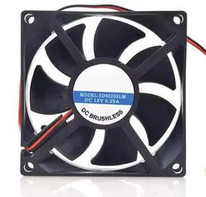 for 8cm Fan 12v 0.25A 8025 SD8025SLM Ultra Quiet Power Supply Motherboard Fan