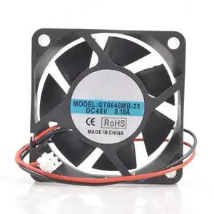 for 6CM Fan 6025 48V 0.18A GT0648MB-25 Amplifier Dual Ball Fan