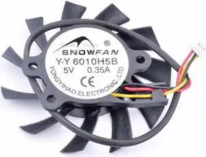 SNOWFAN Y-Y 6010H5B DC5V 0.35A TV box advertising machine heat sink graphics card cooling fan