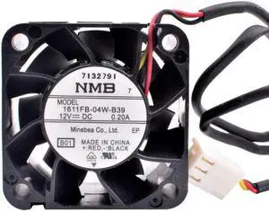 1611FB-04W-B39 4cm 40x40x28mm 40mm 4028 DC12V 0.20A 3 lines 3pin server cooling fan