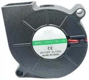 DC12V 0.10A CHA5012SM-15B 5015 5cm 2-Wire Inverter Cooling Fan