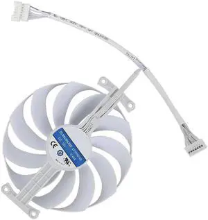 Graphics Card Cooling Fan Replacement forASUS ROG Strix RTX 3070 3080 3090 White Gaming Series CF1010U12S 95mm 12V 0.45A 7Pin Video Card Cooler Fans GPU Fan (Fan-C)