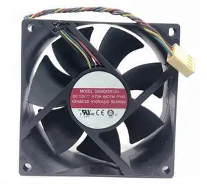 DS08025R12U DC12V 0.70A 80X80X25mm 4-Wire Cooling Fan 8025mm