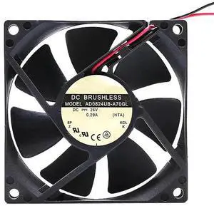 DC24V 0.29A AD0824UB-A70GL 8025 8cm 2-wire inverter cooling fan