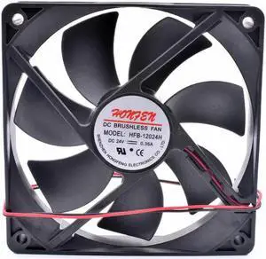 HFB-12024H 12025 12cm 24V 0.35A large air volume double ball inverter cooling fan