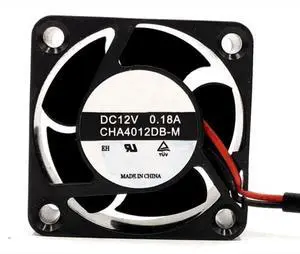 CHA4012DB-M DC12V 0.18A 2.16W 8900RPM±10% 2-Wire Cooling Fan