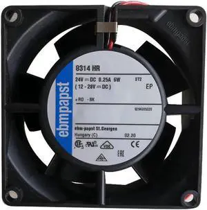 8314HR new ebmpapst fan 8032 24V 6W 8CM high speed inverter fan