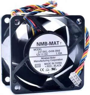 2415KL-04W-B66 6cm 6038 60x60x38mm 12V 1.10A server chassis cooling fan