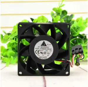 Delta 12V 1.35A FFB0812EHE 8038 Power Supply Cooling Airflow Cooling Fan