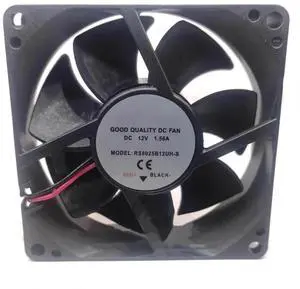 DC12V 1.56A RS8025B12UH-S 8025 8cm 2-Wire high air Volume Ball Bearing Cooling Fan