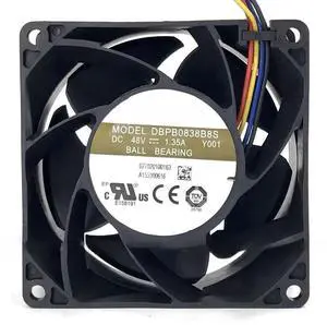 for DBPB0838B8S 48V 1.35A 8038 8CM high air Volume 4-Wire PWM Cooling Fan