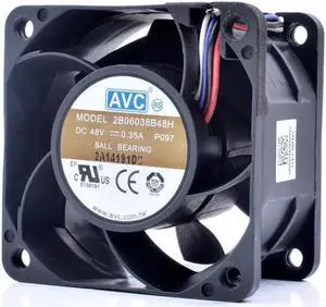 2B06038B48H 6cm 6038 60x60x38mm 48V 0.35A communication server inverter cooling fan