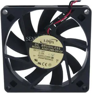 Original for ADDA AD0812MB-D91GP 12V 0.15A 8cm 80*80*15MM double ball bearing cooling fan