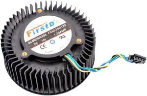 FD6525H12S 12V 1.30A for Radeon R9 270/270X 470 480 graphics card cooling fan