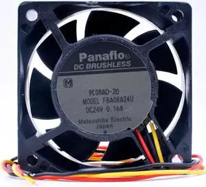 FBA06A24U 6025 6cm 60x60x25mm 24V 0.16A inverter server industrial computer cooling fan