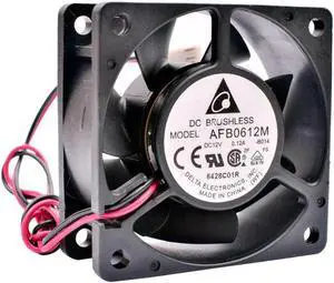 AFB0612M 6cm 6025 60mm 60x60x25mm DC12V 0.12A Double ball bearing 2 lines Chassis power supply silent cooling fan AFB0612M 6cm 6025 60mm 60x60x25mm DC12V 0.12A Double ball bearing 2 lines Chassis power supply silent cooling fan