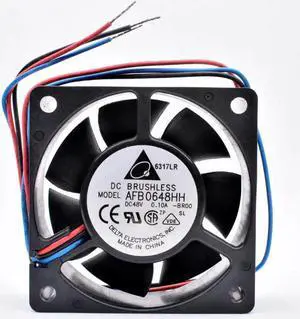 AFB0648HH-BR00 6cm 60 60x60x25mm DC48V 0.10A Double ball bearing 3 wires Cooling fan for the inverter of the server case AFB0648HH-BR00 6cm 60 60x60x25mm DC48V 0.10A Double ball bearing 3 wires Cooling fan for the inverter of the server case