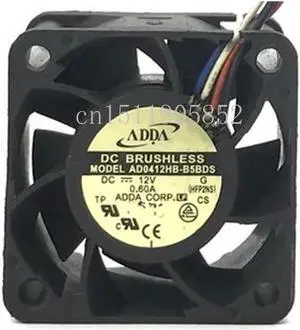 AD0412HB-B5BDS DC 12V 0.60A 40x40x28mm 4-wire Server Cooling Fan