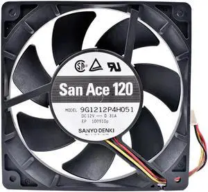 9G1212P4H051 12cm 12025 120mm fan 12V 0.31A 4pin PWM Computer CPU Chassis Cooling Fan
