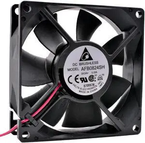 AFB0824SH 8cm 80x80x25mm DC24V 0.33A 2 lines double ball bearing large air volume inverter cooling fan AFB0824SH 8cm 80x80x25mm DC24V 0.33A 2 lines double ball bearing large air volume inverter cooling fan