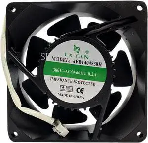 The AFB1404538H cabinet fan 14045 380V 50\/60HZ 140*140*45MM 2 line control cabinet converter cooling fan