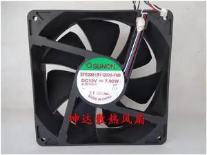 SUNON New EFE0381B1-Q020-F9B 12V 14CM 7.92W cooling fan 140 * 140 * 38mm