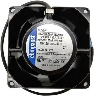 8556N 230V 8cm ebmpapst 8038 12W AC Compact fan high temperature resistant Axial fan