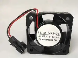 DC24V 0.12A F412R-24MB-20 4012 4cm 2-wire inverter cooling fan