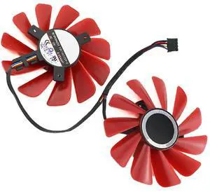Graphics Card Cooling Fans Suitable forXFX RX 470 570 580 RS Series Desktop FDC10U12S9-C 85mm 12V 0.45A 4Pin Video Card Cooler Fans GPU Fan