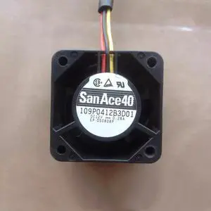 DC12V 0.28A 109P0412B3D01 4028 4cm 3-wire Double Ball Bearing Server Cooling Fan