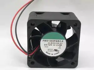 DC12V 2.6W PMD1204PQB2-A 4028 4cm 2-wire inverter cooling fan DC12V 2.6W PMD1204PQB2-A 4028 4cm 2-wire inverter cooling fan