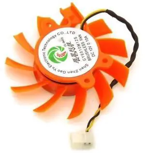GY6010M12S 12V 0.10A 55mm 34x31x13mm 2Wires 4Pin for GT210 GT220 GT240 GT430 Graphics Card Cooling Fan