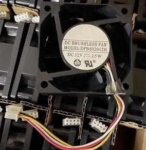 DC12V 2.5W DFB602012H 6020 6cm 4-Wire Temperature Control Cooling Fan