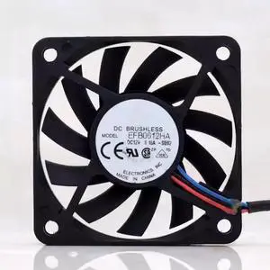 DC12V 0.18A EFB0612HA 6010 6cm 3-wire double ball bearing silent cooling fan DC12V 0.18A EFB0612HA 6010 6cm 3-wire double ball bearing silent cooling fan