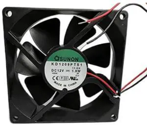 for KD1209PTS1 9CM 12V 1.9W 9025 90X90X25MM 2-wire cooling fan