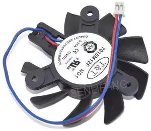 DC12V 0.25A 2Wire 2Pin 7015M12F ND1 65mm Hole 47 * 47 * 47mm Graphics Video Card Cooling Fan