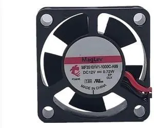 for MF35101V1-1000C-A99 12V 0.72W 35X35X10MM 2-Wire Cooling Fan