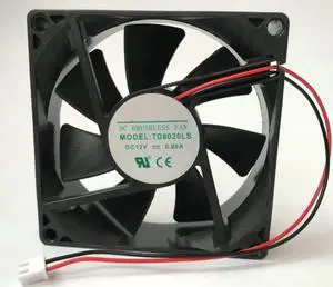 for TD8020LS 12V 0.08A 2500RPM 32CFM 80X80X20MM 2-Wire Cooling Fan