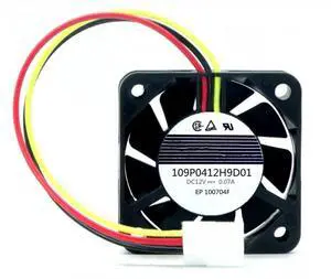 109P0412H9D01 DC12V 0.07A 40X40X10mm 3-Wire Cooling Fan 4010mm