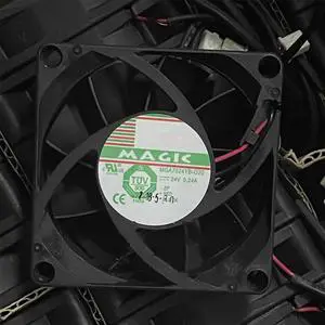 DC24V 0.24A MGA7024YB-020 7020 7cm MGA7024YB-O20 2-Wire Double Ball Bearing Cooling Fan