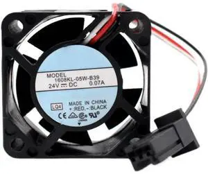 for 1608KL-05W-B39 24V 0.07A 1.92W 6500RPM 40X40X20MM 3-Wire Cooling Fan