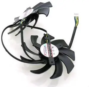 2pcs/lot FDC10H12S9-C 86mm for R9 270X 280X HD6970 HD7870 HD7950 HD7970 Graphics Card Cooling Fan
