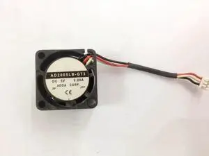 DC5V 0.08A AD2005LB-G73 2010 2cm 3-Wire Miniature Silent Cooling Fan DC5V 0.08A AD2005LB-G73 2010 2cm 3-Wire Miniature Silent Cooling Fan