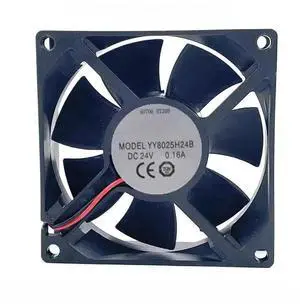 for YY8025H24B 8025 Double Ball 8cm DC 24V Industrial Equipment Cooling Fan