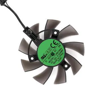 Graphics Card Cooling Fans Suitable forASROCK RX 5600XT Phantom Gaming D3 OC Series Desktop T128015SH 75mm 12V 0.32A 4Pin Video Card Cooler Fans GPU Fan (Fan-C)