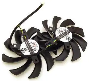 2pcs/lot PLD09210D12HH DC12V 0.40A 85mm for R9 380 280X 270X 290X Graphics Card Cooling Fan 4Pin