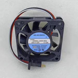 DC24V 0.13A 2406KL-05W-B59 A90L-0001-0529/135 6cm 3-wire inverter cooling fan