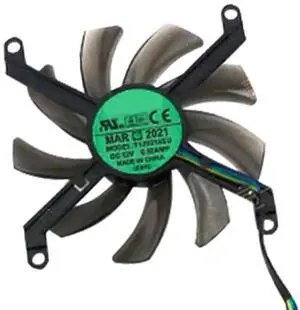 Graphics Card Cooling Fans Suitable for MAXSUN RTX 2080 2080ti Wind OC V2 Series Desktop T129215SU 85mm 12V 0.50A 4Pin Video Card Cooler Fans GPU Fan (Fan-A)