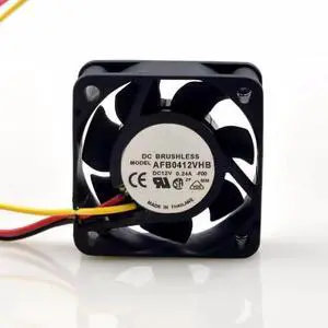 for AFB0412VHB 4015 12V 0.24A 4CM/cm high air Volume Double Ball Bearing Chassis Fan